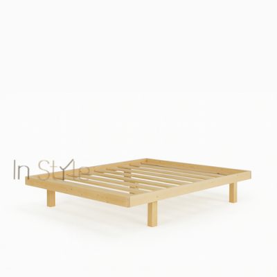משטח עץ זוגי עם מסגרת מעץ אורן מלא דגם ALPHA מבית InStyle