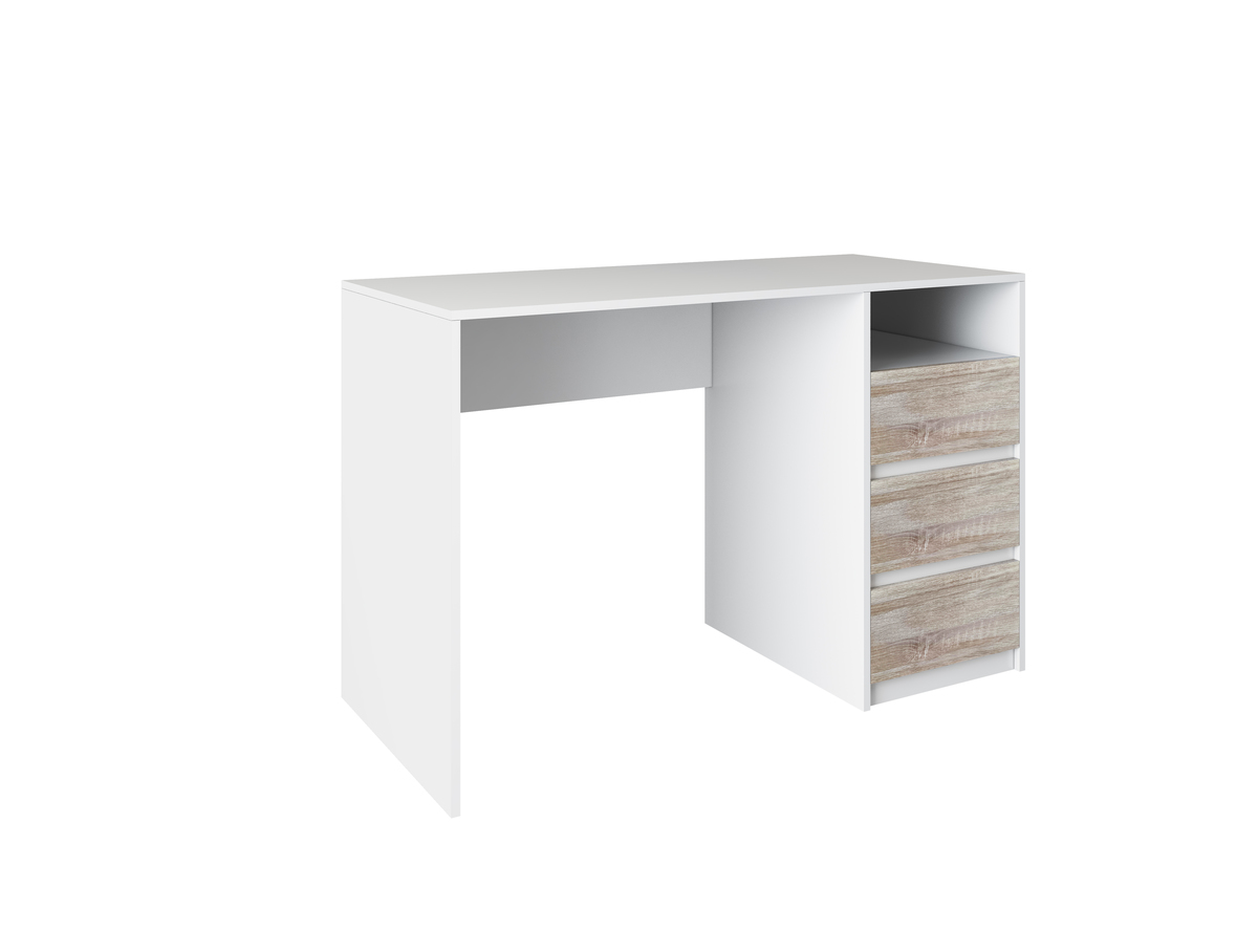 שולחן מחשב עם 3 מגירות אחסון דגם ינאי מבית RAMOS