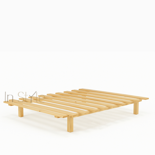 משטח עץ מיטה וחצי מעץ אורן מלא דגם GAMMA מבית InStyle