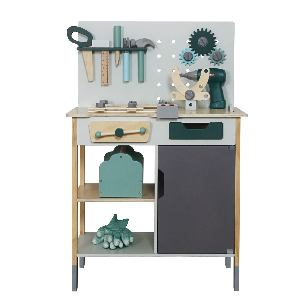 נגרייה קטנה מעץ לילדים דגם אור W03D234 מבית BUBU