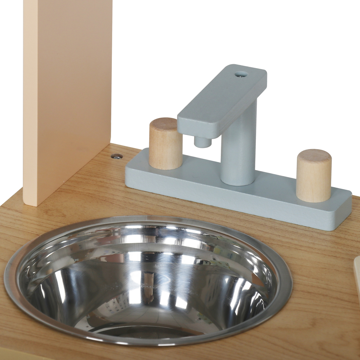 מטבח עץ לילדים דגם תכלת W10C573H מבית BUBU