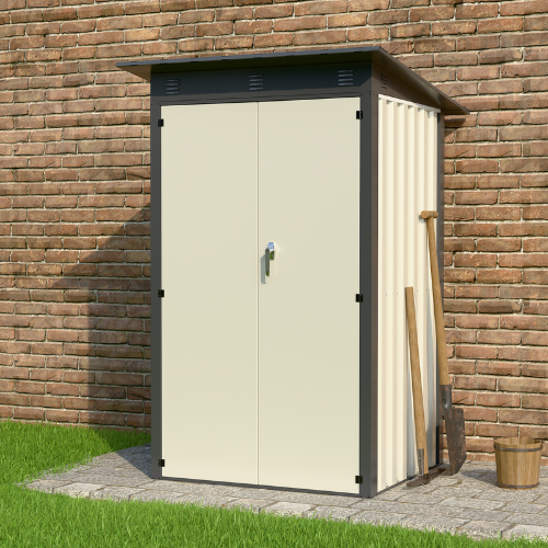 מחסן מתכת לגינה 1.20X0.90 דגם SA3 מבית Garden Top