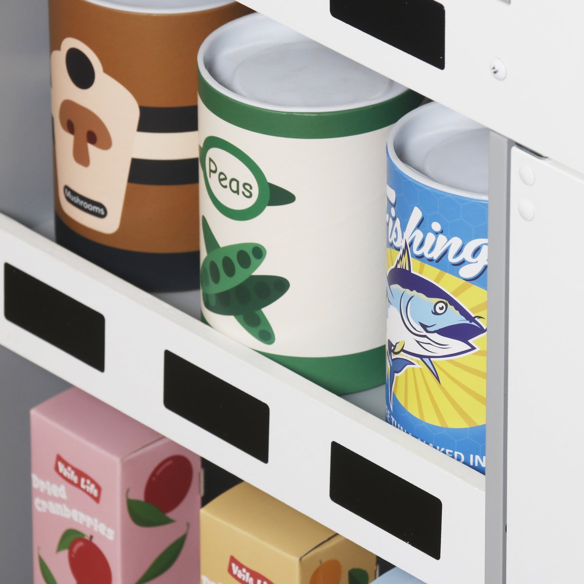 עמדת סופרמרקט משחק מעץ לילדים דגם W10A214C מבית BUBU