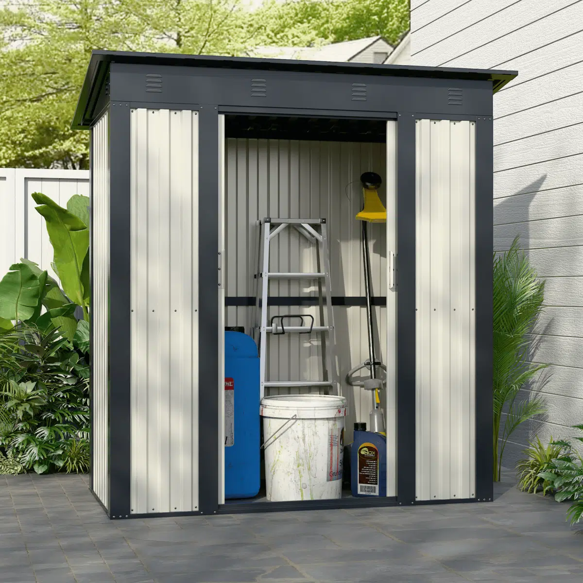 מחסן מתכת דגם SA1 מידה 1.80X0.92 Garden Top מחסן מתכת דגם SA1 מידה 1.80X0.92 Garden Top