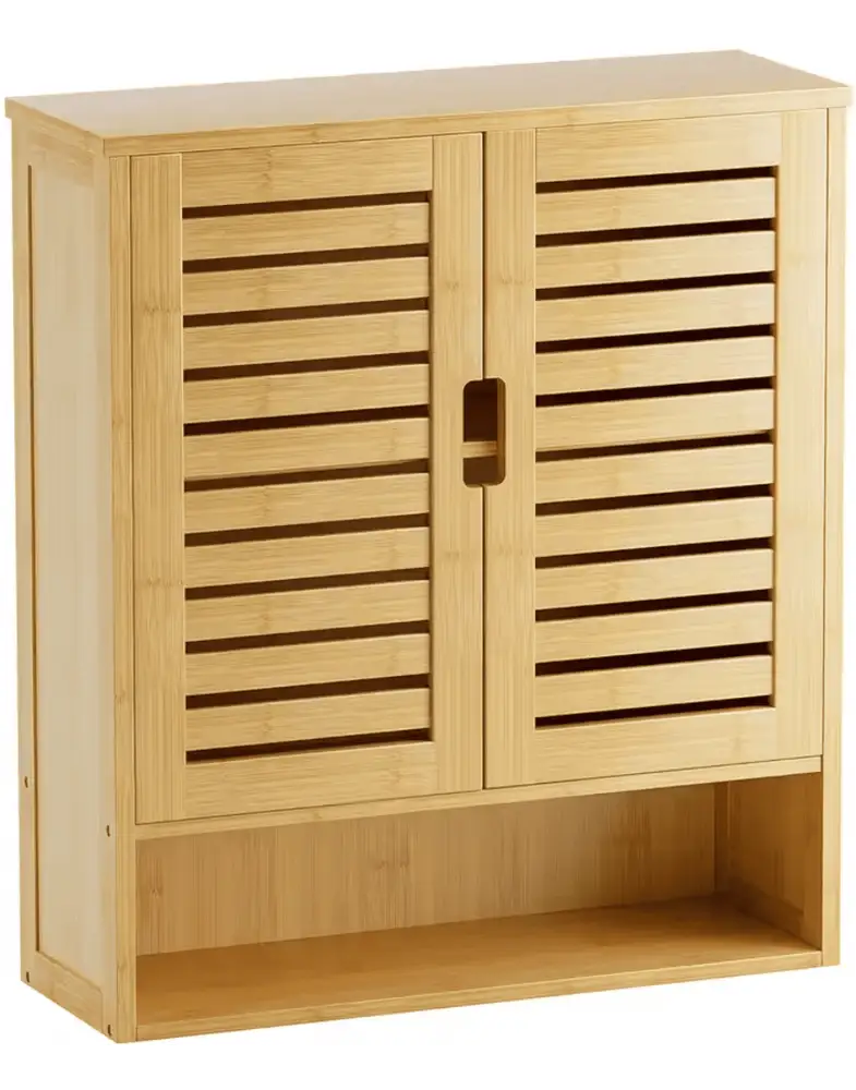 ארונית שירות תלויה מבמבוק דגם SR222 מבית Shuk Rehut