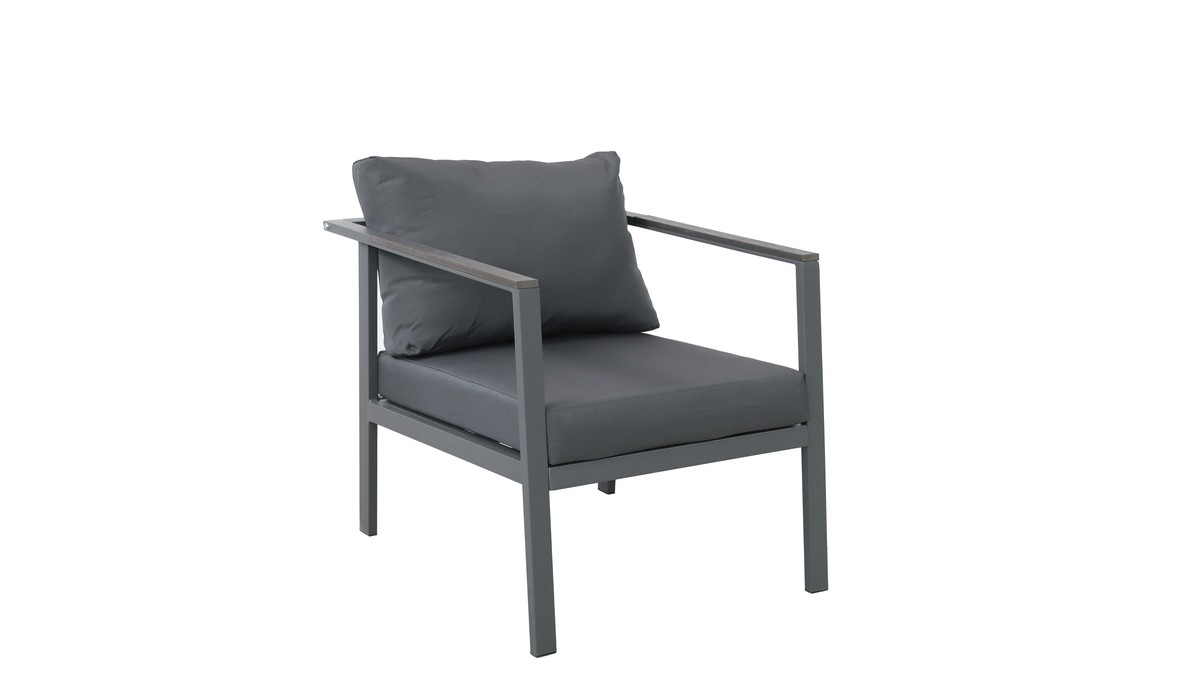 פינת ישיבה מאלומיניום לגינה דגם אמיליה ICST5036 מבית ARAVA