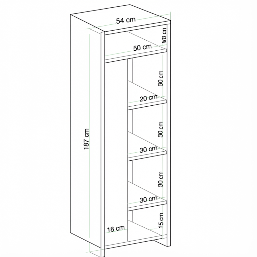 ארון שירות דגם אוליביה XL 6106 מבית DOUBLE ארון שירות דגם אוליביה XL 6106 מבית DOUBLE