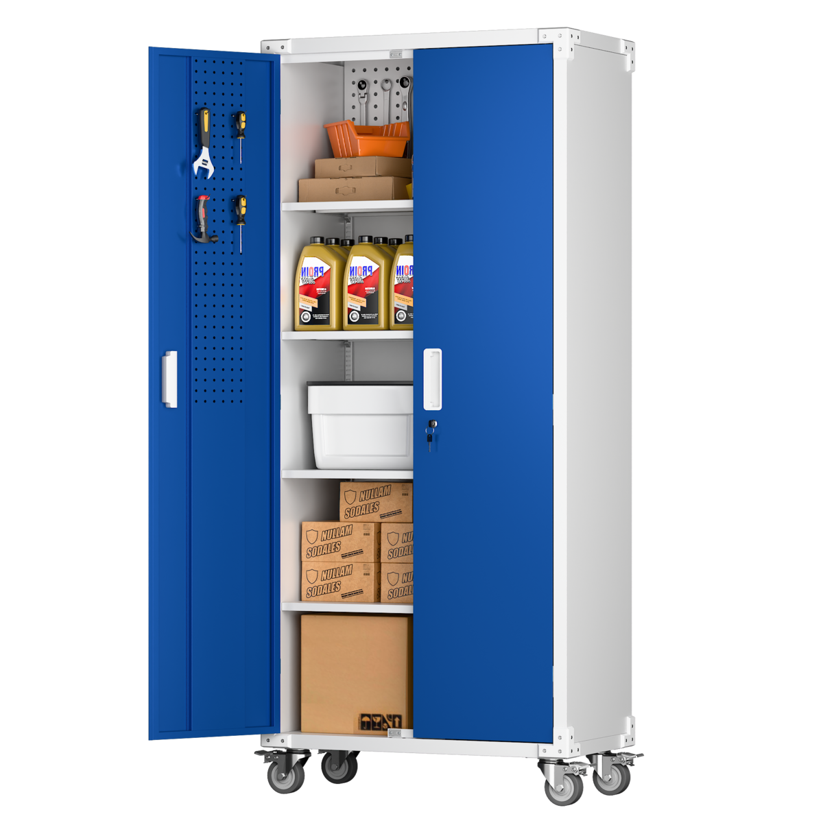 ארון שירות על גלגלים 2 דלתות דגם SATCS4 מבית Garden Top ארון שירות על גלגלים 2 דלתות דגם SATCS4 מבית Garden Top