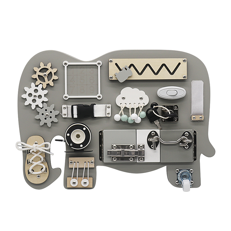 לוח פעילות מעץ דגם פיל W12D558 מבית BUBU