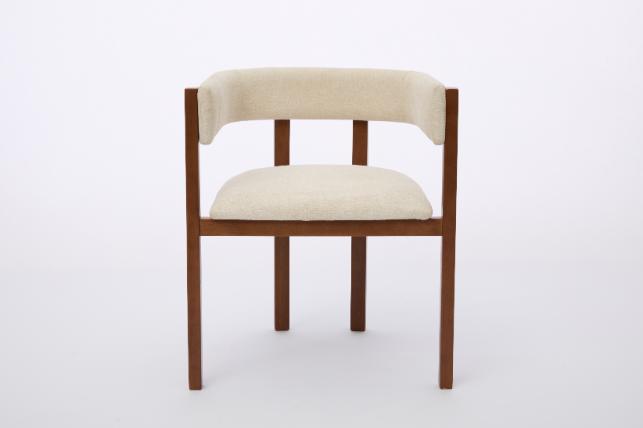 זוג כיסאות לפינת אוכל מעץ מלא דגם בוסטון מבית RAMOS