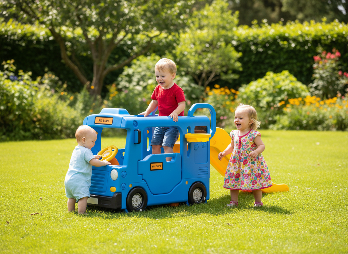 מתקן פעילות לילדים דגם אוטובוס GL7699 מבית BUBU