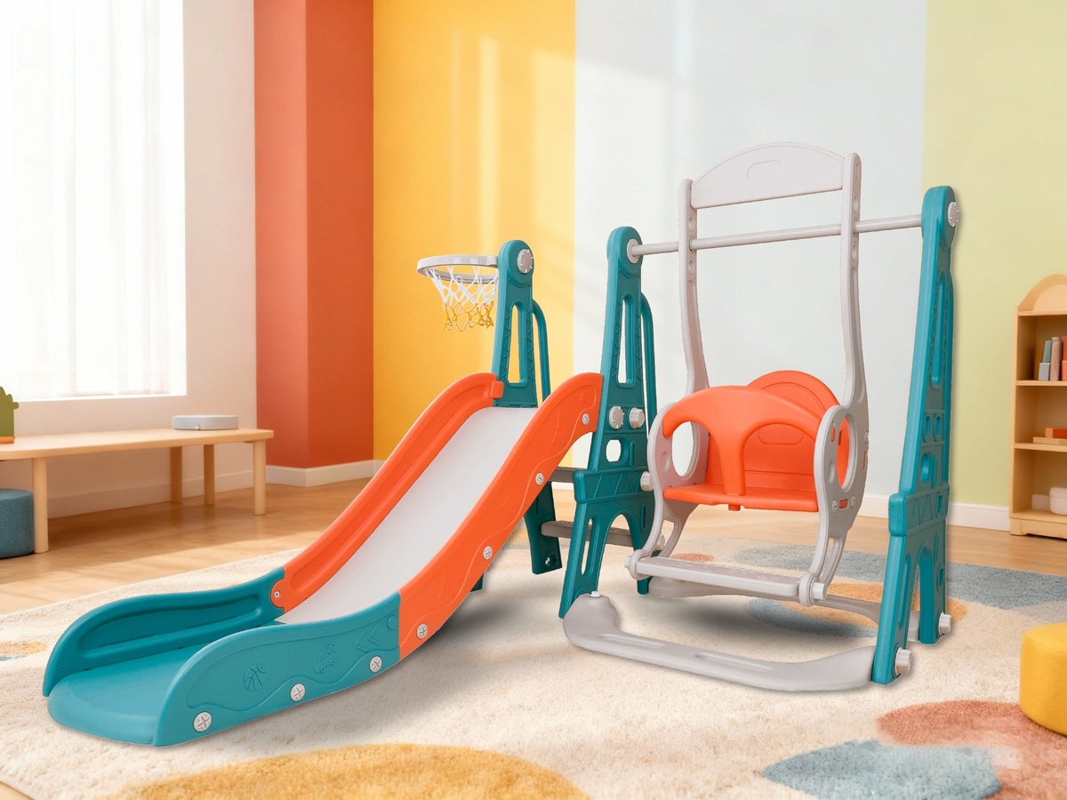 מתקן מגלשה משולב לילדים דגם GL7110 מבית BUBU