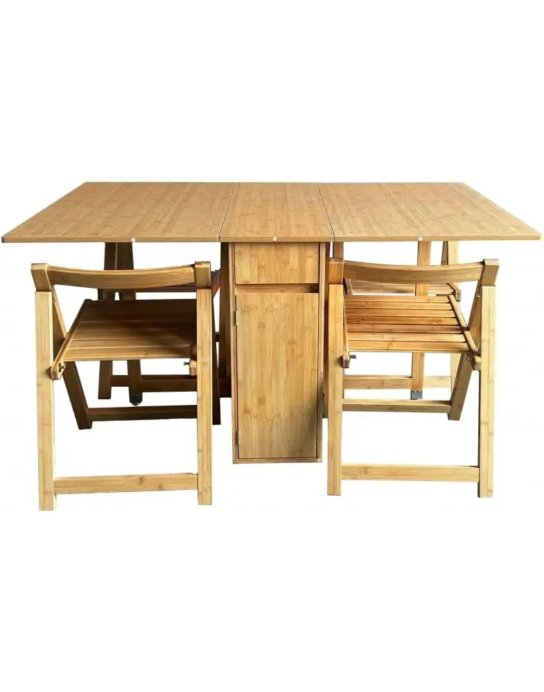 שולחן קונסולה מתקפל עם 4 כסאות דגם SRT1 מבית Shuk Rehut