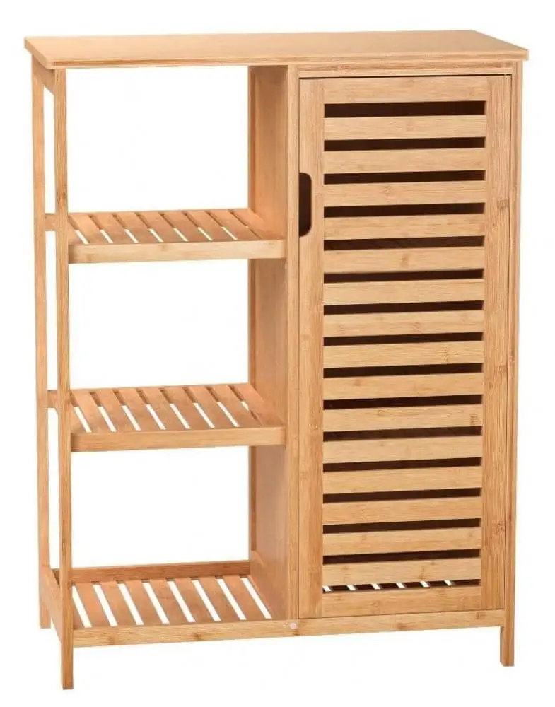 ארונית שירות לאמבטיה מבמבוק דגם SR334 מבית Shuk Rehut