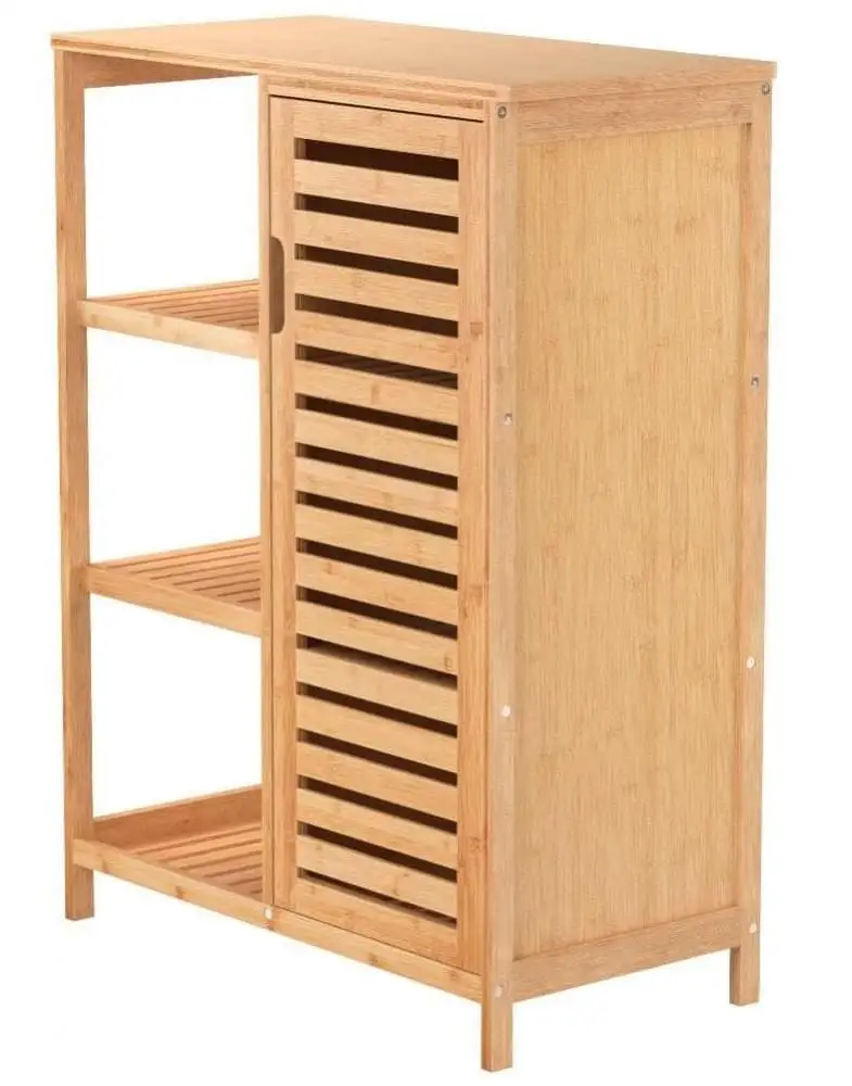 ארונית שירות לאמבטיה מבמבוק דגם SR334 מבית Shuk Rehut