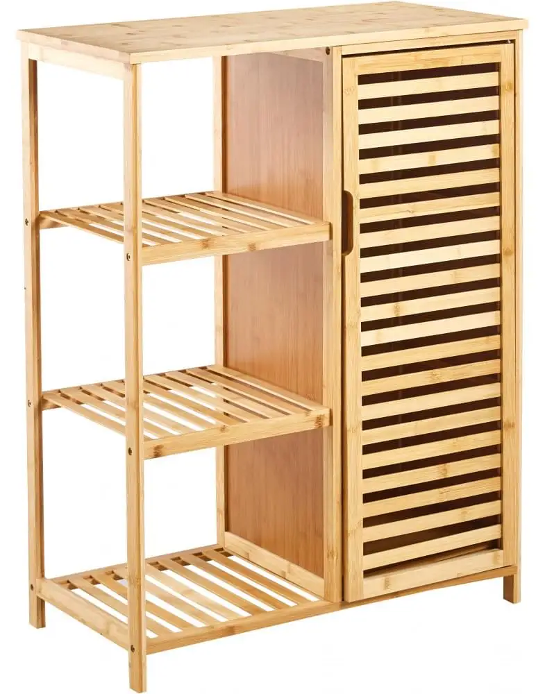 ארונית שירות לאמבטיה מבמבוק דגם SR334 מבית Shuk Rehut