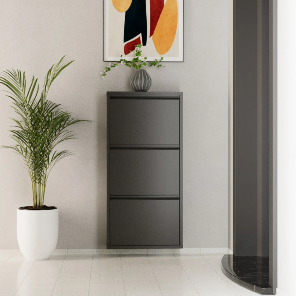 ארון נעליים SlimWall 136 תלוי 3 קומות ארון נעליים SlimWall 136 תלוי 3 קומות