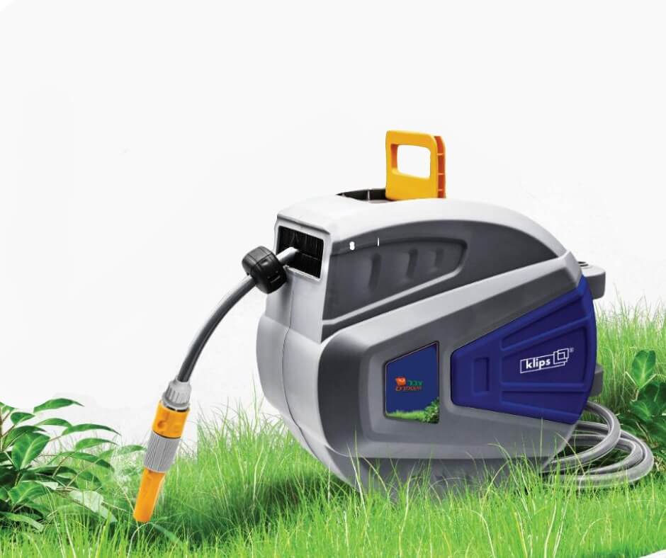 גלגלת השקייה 25 מטר חזרה מבוקרת עם מעצור דגם 151115-009 מבית Klips