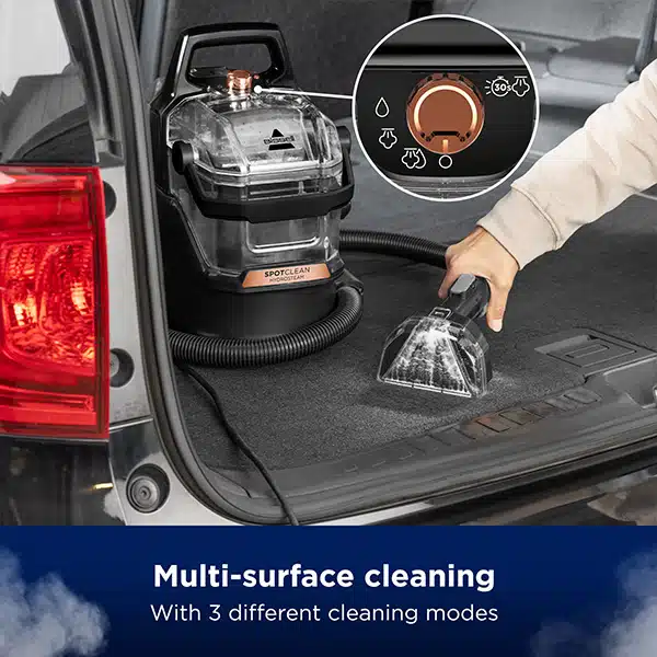 מכונת ניקוי שואבת ושוטפת עם קיטור דגם SpotClean HydroSteam Pro 3700N מבית BISSELL