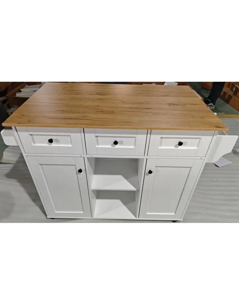 אי מטבח עם שולחן מתקפל 139 ס"מ דגם Cyprus מבית Shuk Rehut