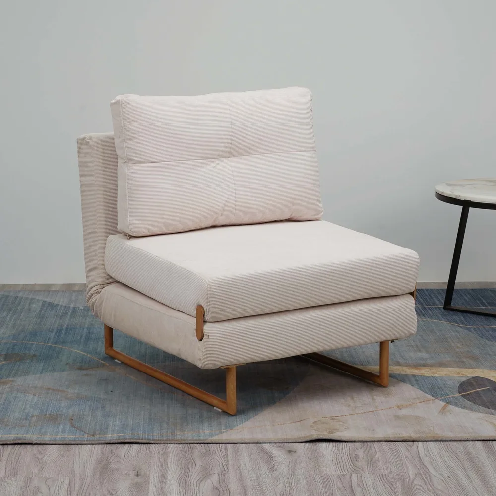 כורסא נפתחת למיטה 80 ס"מ בד קורדרוי דגם לילך מבית HOME DECOR