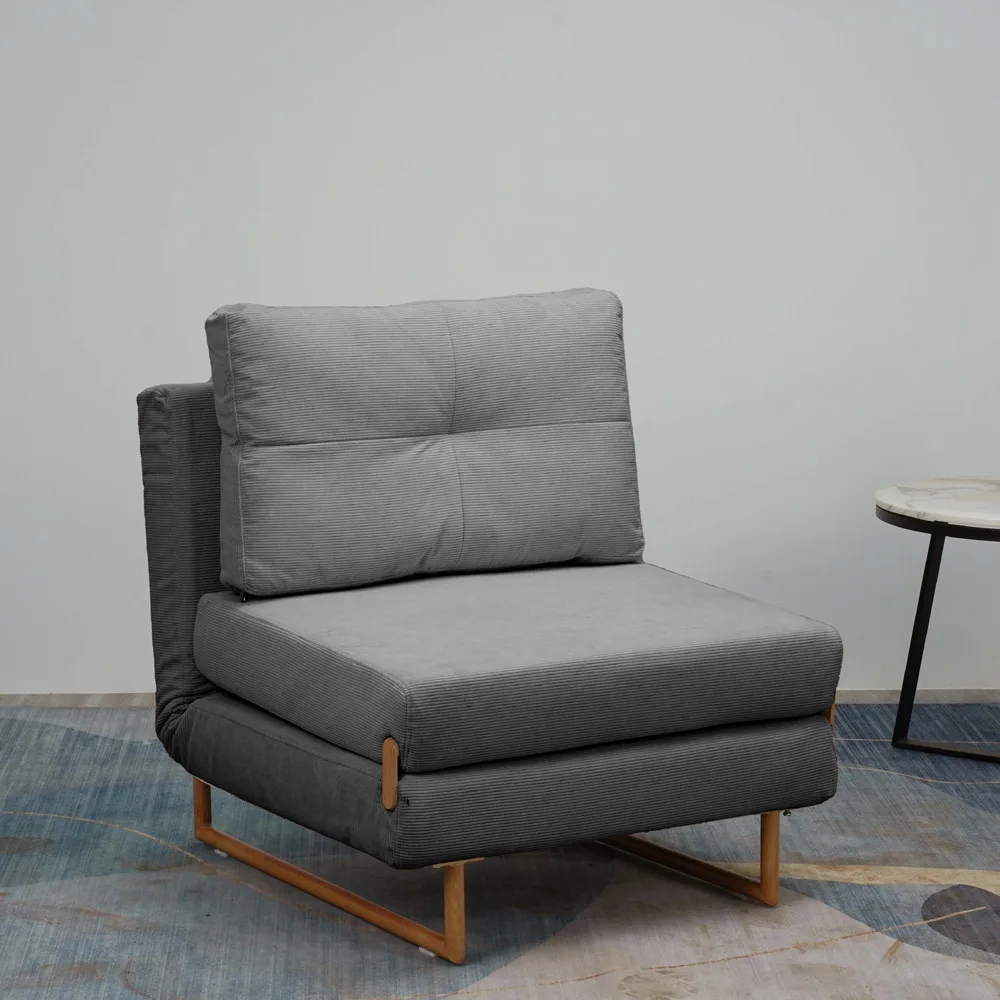 כורסא נפתחת למיטה 80 ס"מ בד קורדרוי דגם לילך מבית HOME DECOR