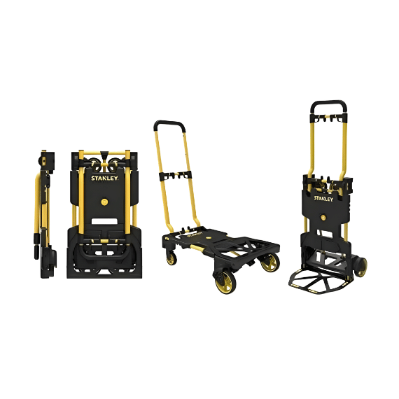 עגלת משא ושירות מתקפלת 2 ב-1 דגם FT585 מבית Stanley