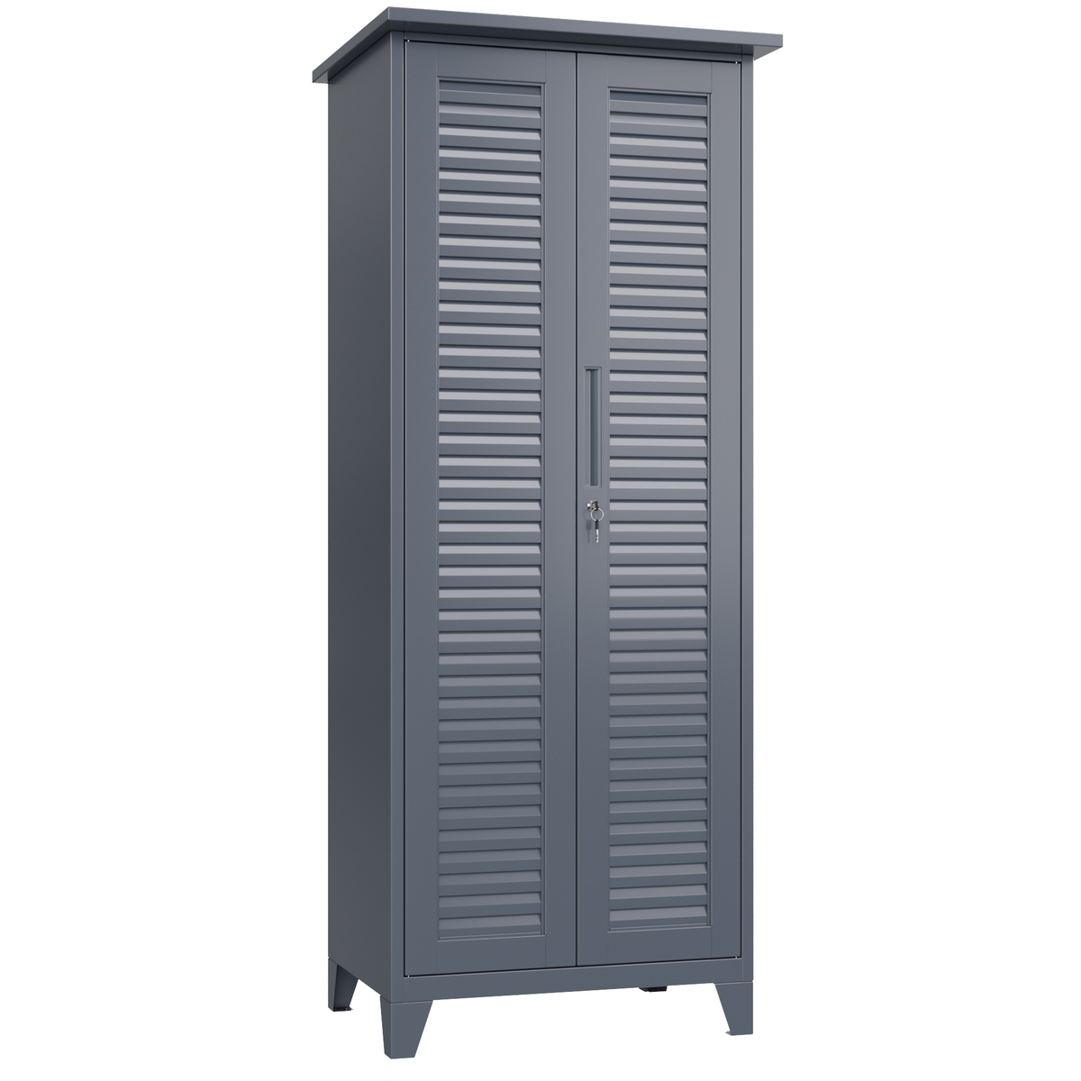 ארון שירות מתכת חיצוני דגם STORM מבית Garden Top