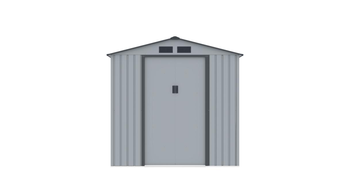 מחסן מתכת פרמיום לגינה 2.13×1.27 דגם G74 מבית Garden Top