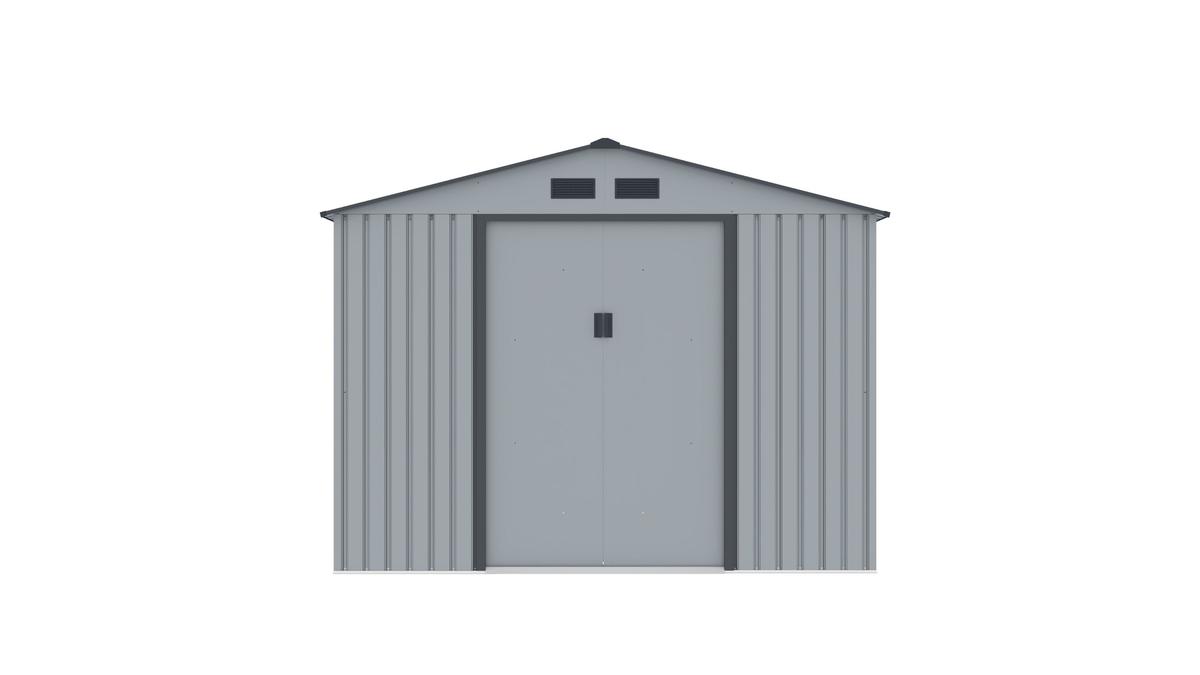 מחסן מתכת פרמיום לגינה 2.77×2.55 דגם G98 מבית Garden Top
