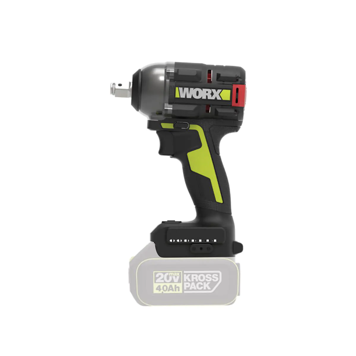 מפתח רטיטה 1/2 20V דגם WU289.9 עם סוללה ומטען מבית Worx