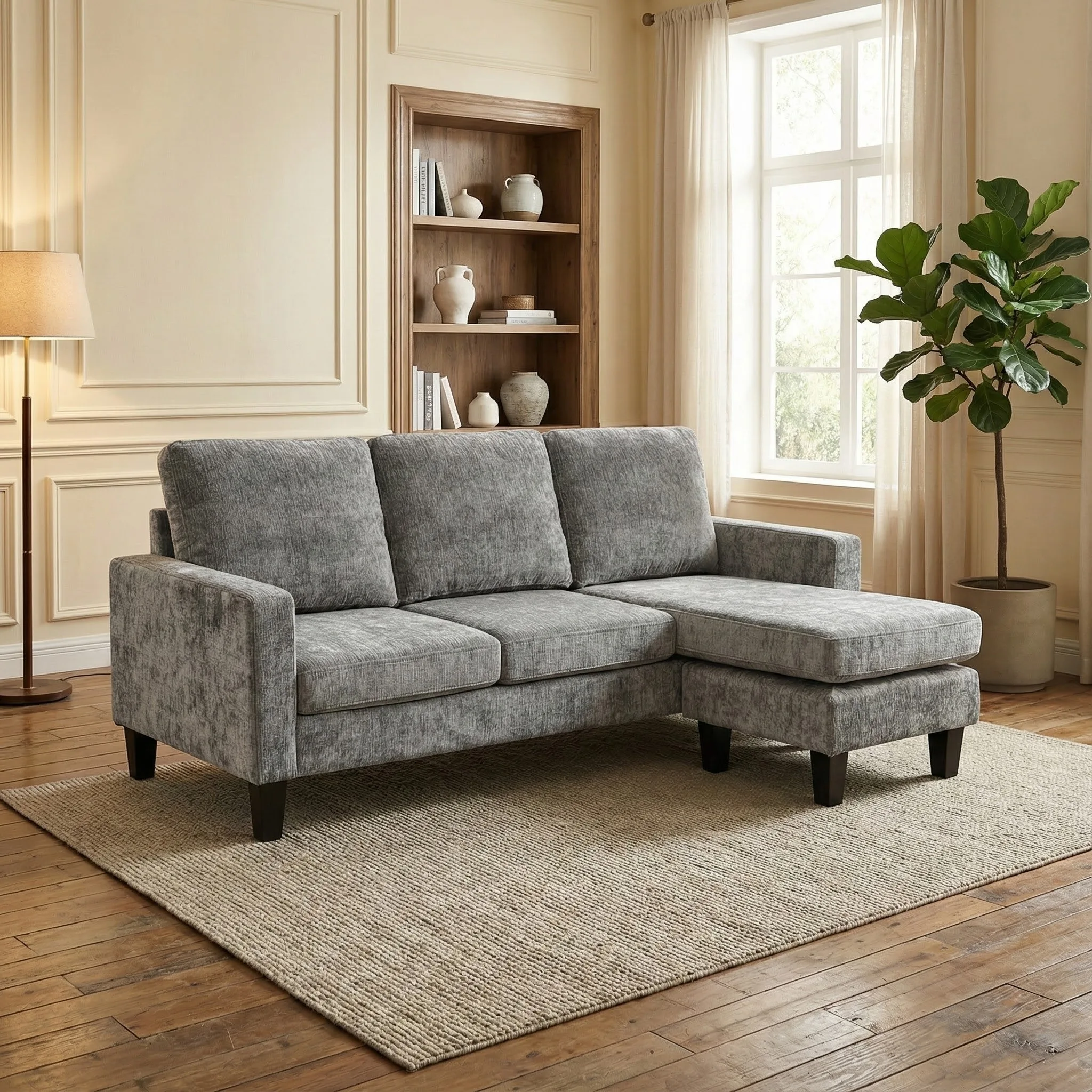מערכת ישיבה פינתית קומפקטית דגם ספרינג מבית HOME DECOR