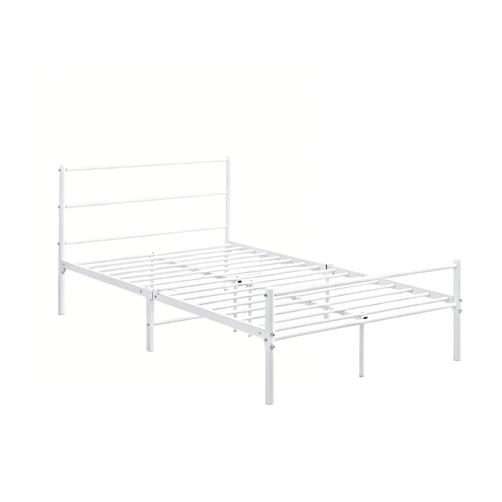 מיטת נוער מתכת רוחב וחצי 120×190 דגם נויה מבית Tudo Design