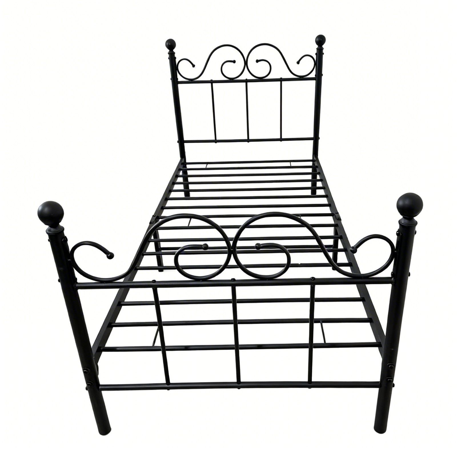 מיטת יחיד מתכת מעוצבת 90×190 דגם לירז מבית Tudo Design