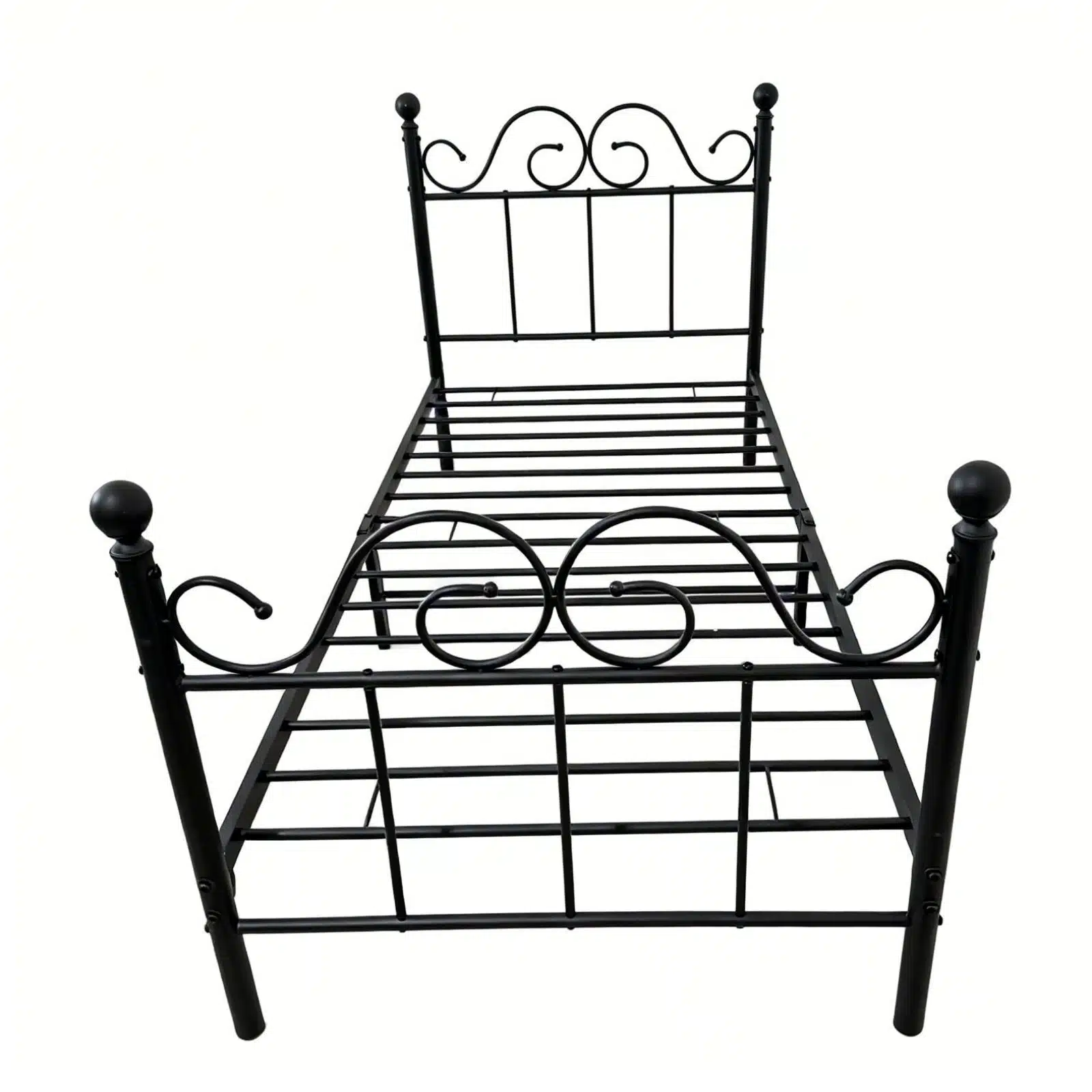 מיטת יחיד מתכת מעוצבת 90×190 דגם לירז מבית Tudo Design