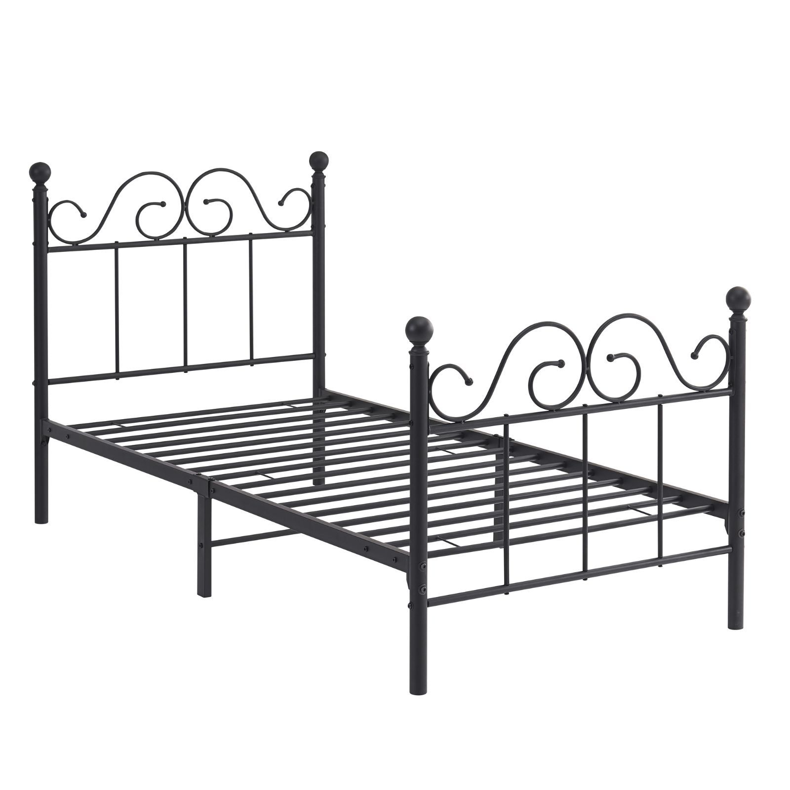 מיטת יחיד מתכת מעוצבת 90×190 דגם לירז מבית Tudo Design