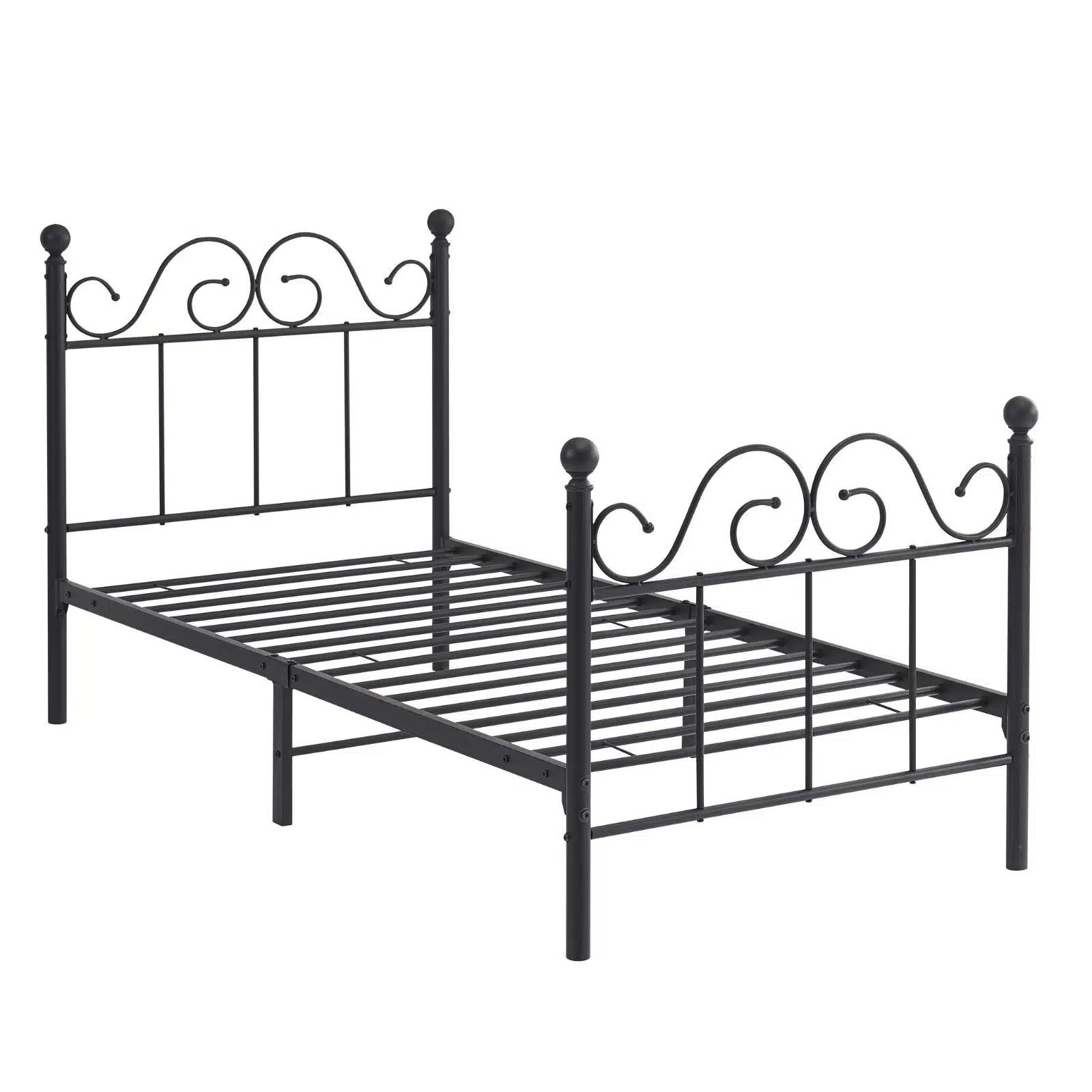 מיטת יחיד מתכת מעוצבת 90×190 דגם לירז מבית Tudo Design