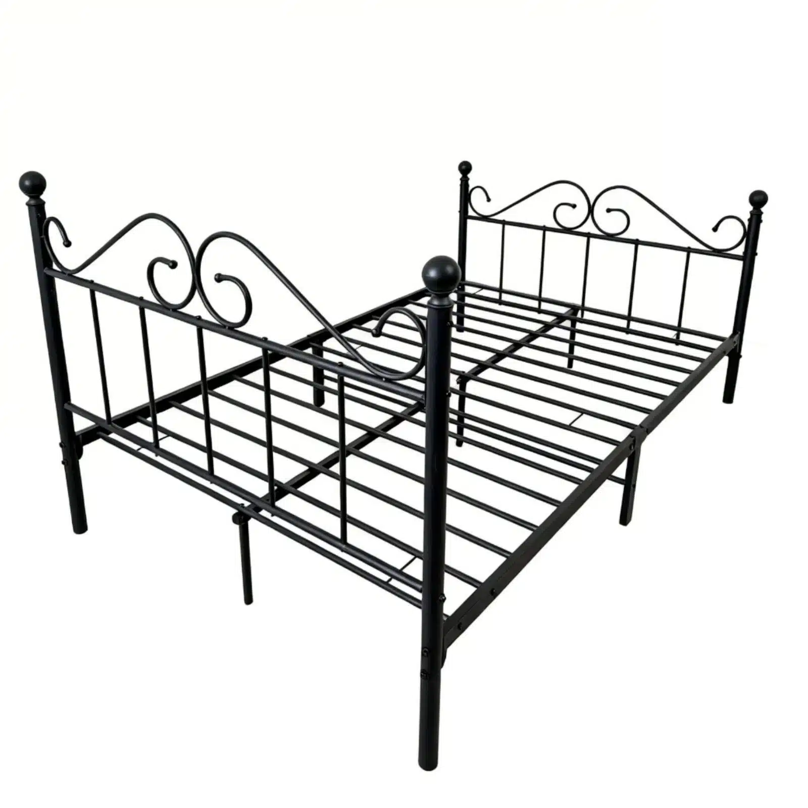 מיטת נוער מתכת רוחב וחצי 120×190 דגם לירז מבית Tudo Design