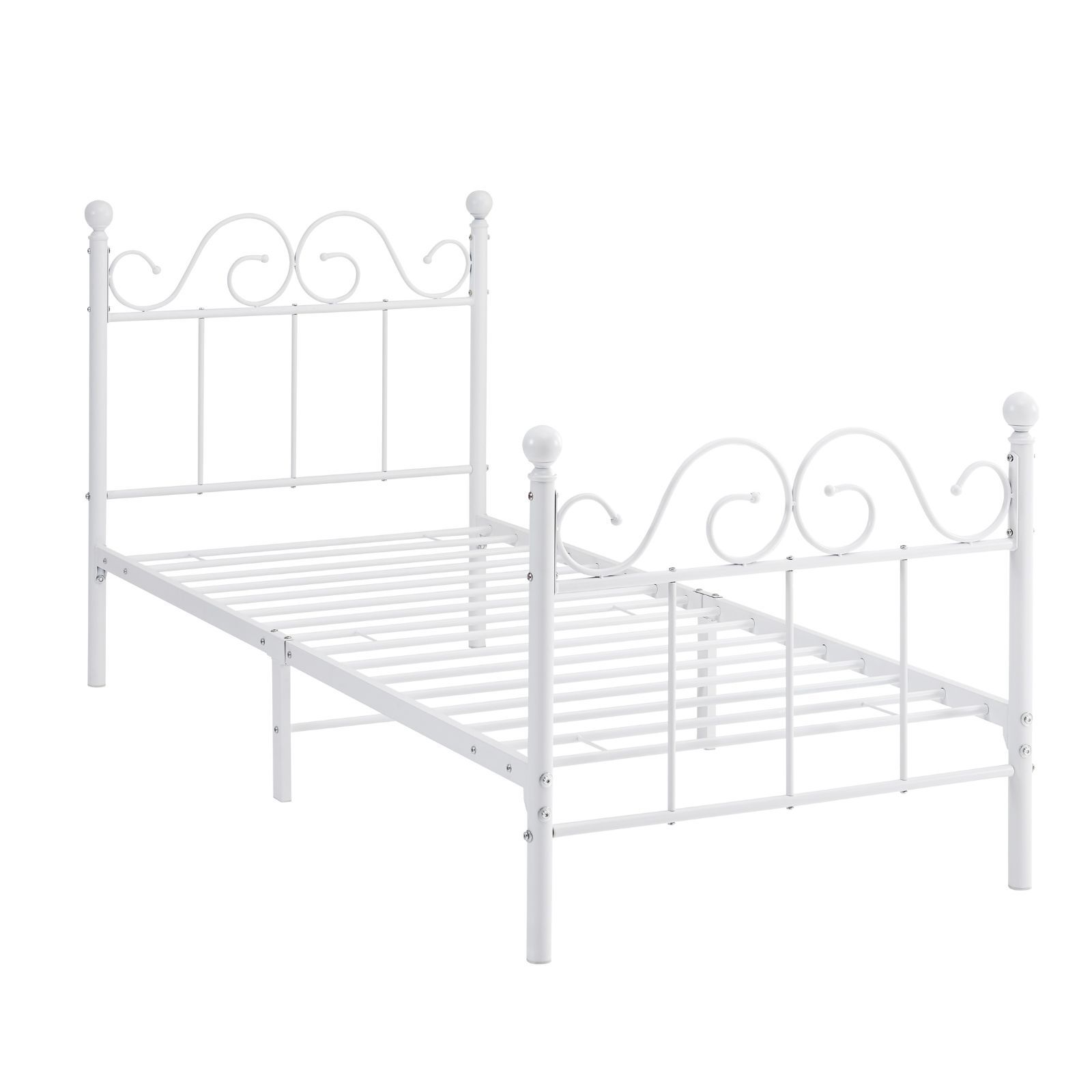 מיטת יחיד מתכת מעוצבת 90×190 דגם לירז מבית Tudo Design