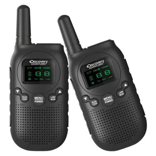 זוג מכשירי קשר PMR446 דגם DS-830 מבית Discovery