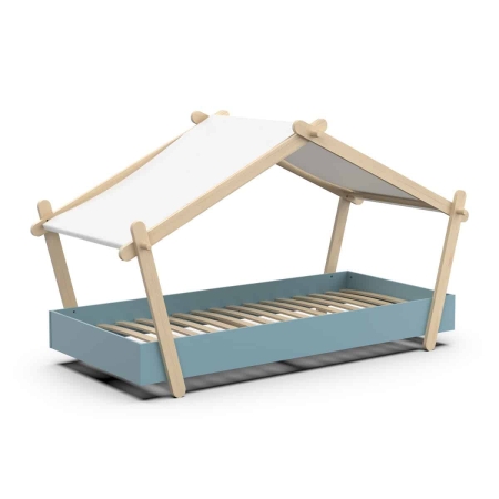 מיטת ילדים בצורת בית כולל מזרן 90×200 דגם LODGE מבית BRADEX מיטת ילדים בצורת בית כולל מזרן 90×200 דגם LODGE מבית BRADEX