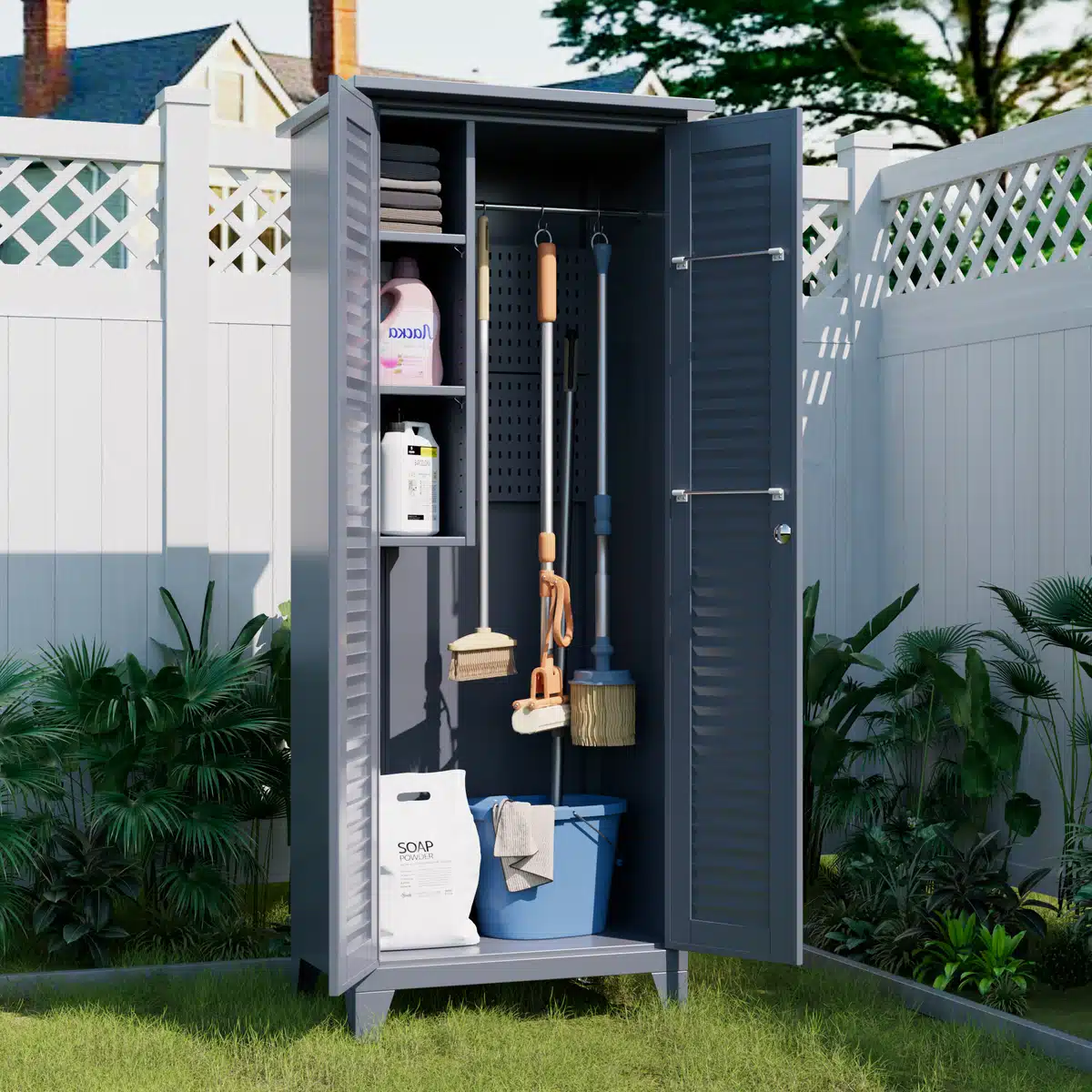 ארון שירות מתכת חיצוני דגם STORM מבית Garden Top ארון שירות מתכת חיצוני דגם STORM מבית Garden Top
