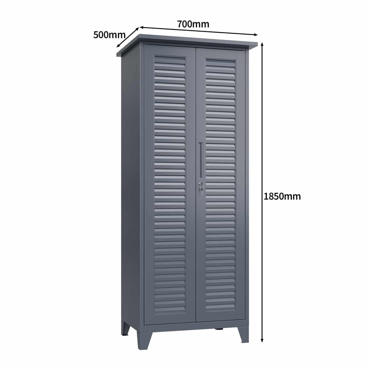 ארון שירות מתכת חיצוני דגם STORM מבית Garden Top