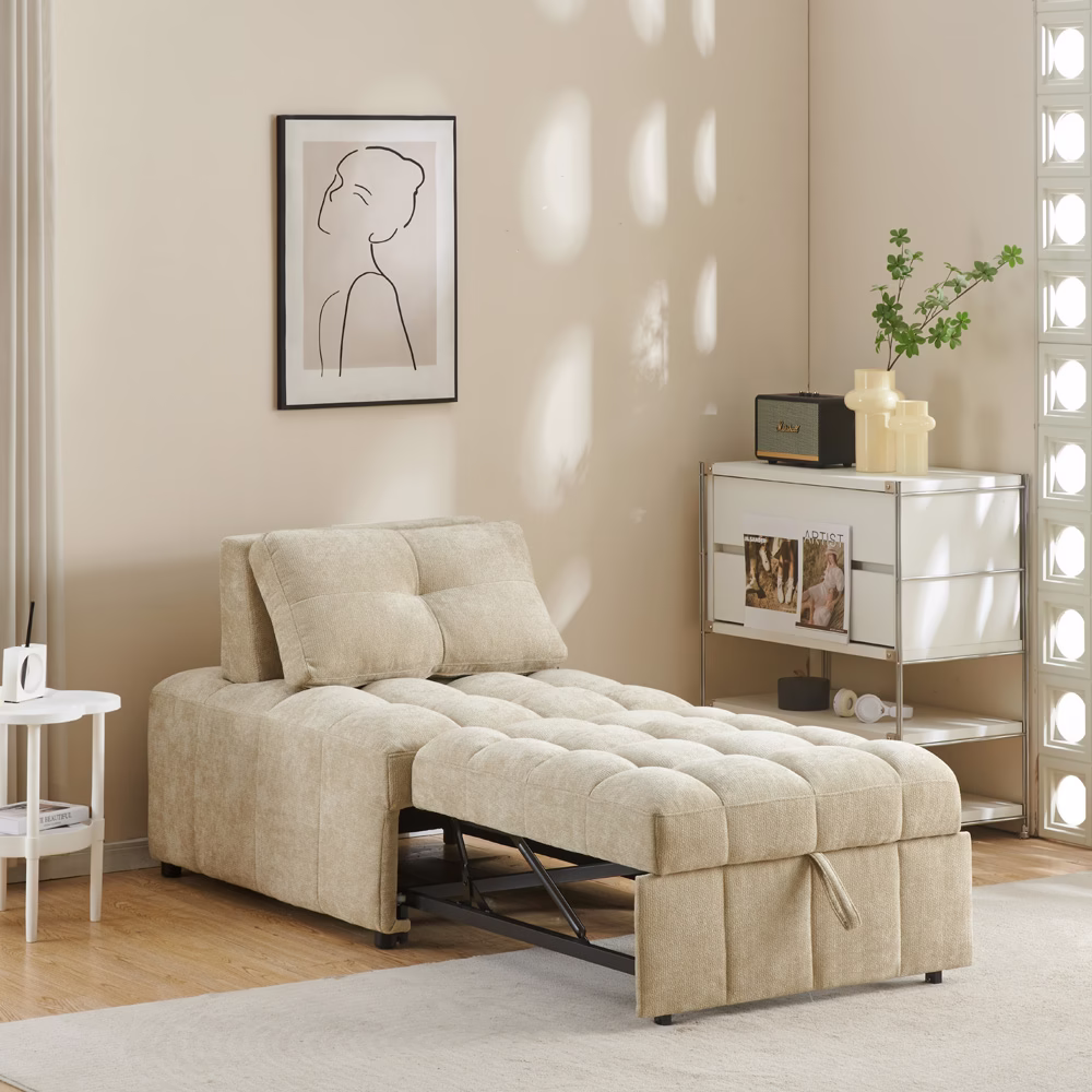 כורסא נפתחת למיטת יחיד דגם ליקר מבית HOME DECOR