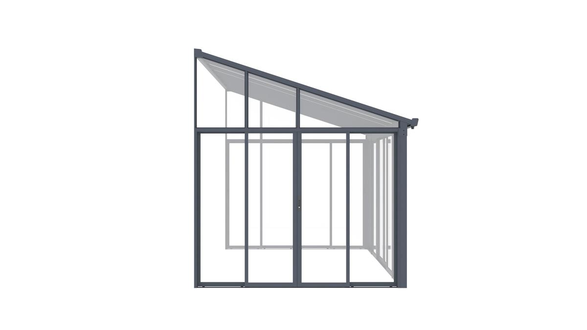 פרגולה אלומיניום סגורה דגם MANDY מבית Garden Top
