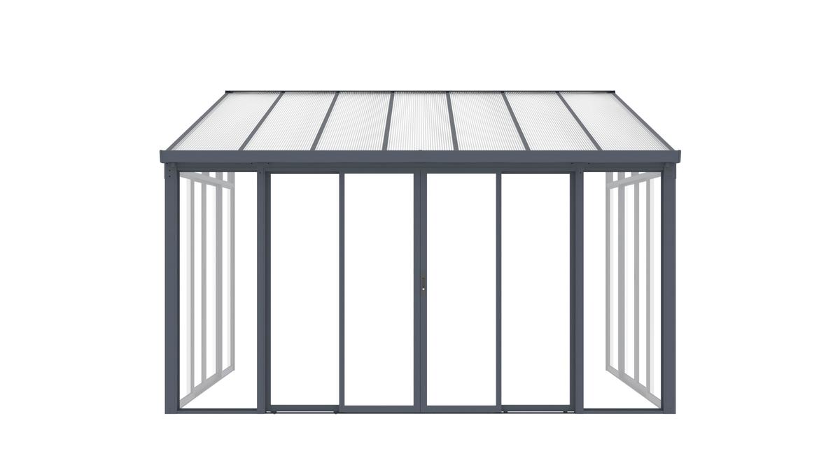 פרגולה אלומיניום סגורה דגם MANDY מבית Garden Top