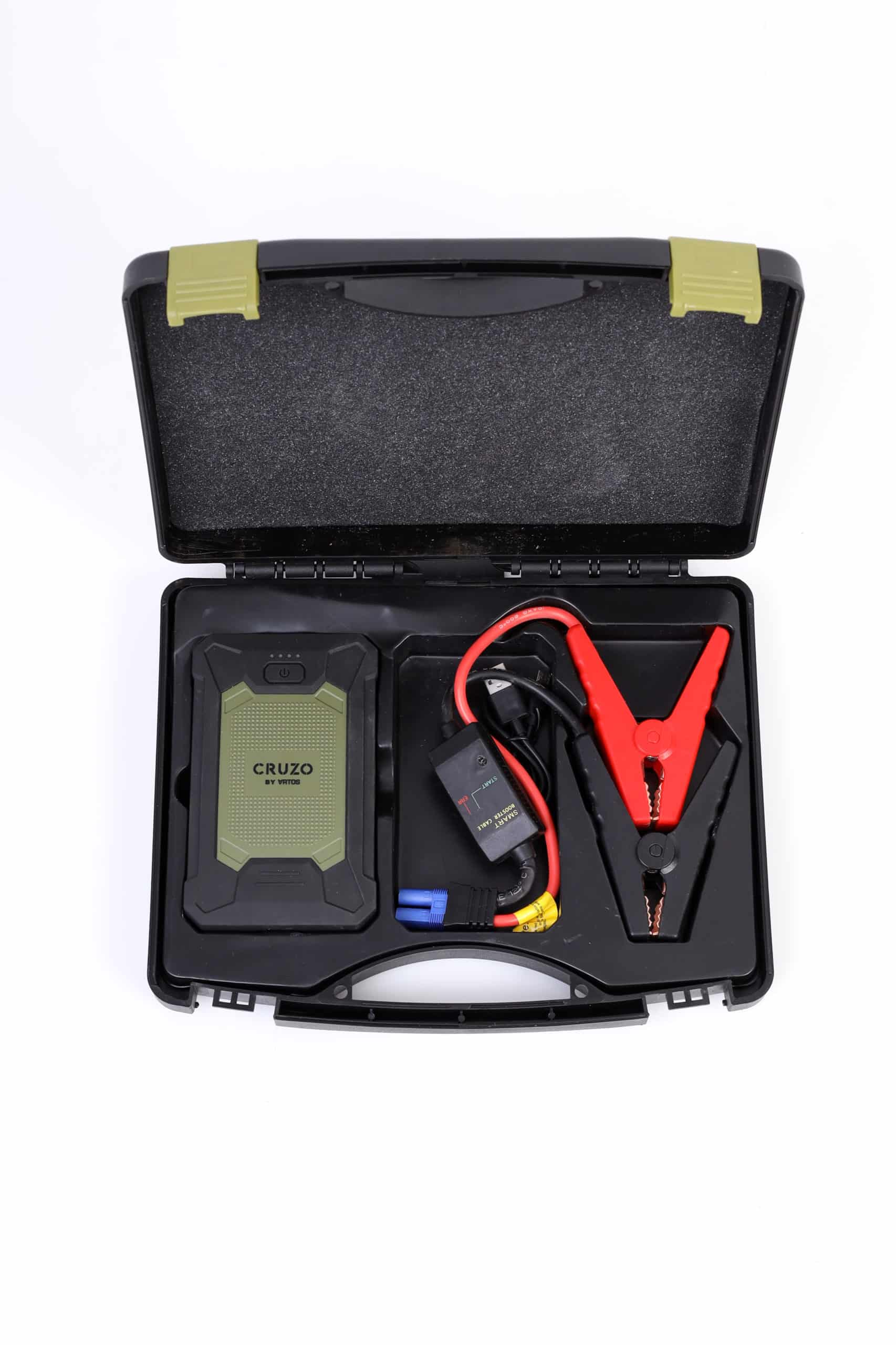 בוסטר התנעה לרכב משולב סוללת גיבוי JUMP STARTER