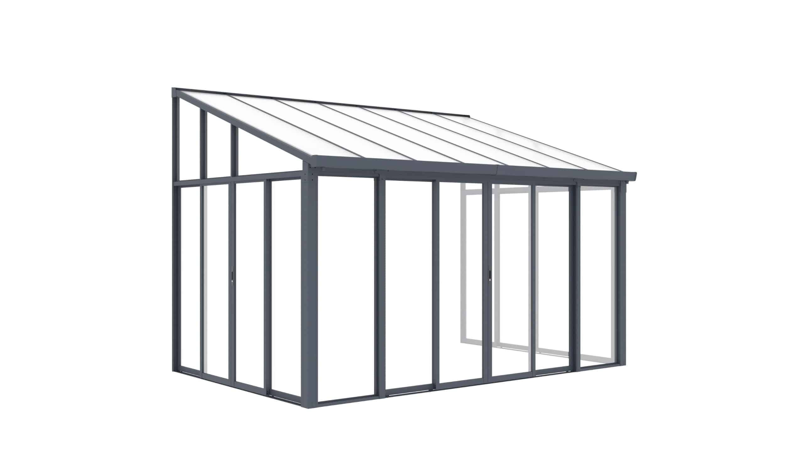 פרגולה אלומיניום סגורה דגם MANDY מבית Garden Top