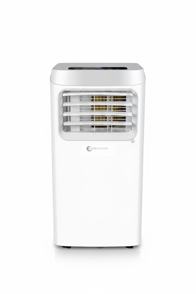 מזגן נייד 4 ב־1 9,000BTU דגם AMS PAC 1000 מבית AMBASSADOR מזגן נייד 4 ב־1 9,000BTU דגם AMS PAC 1000 מבית AMBASSADOR