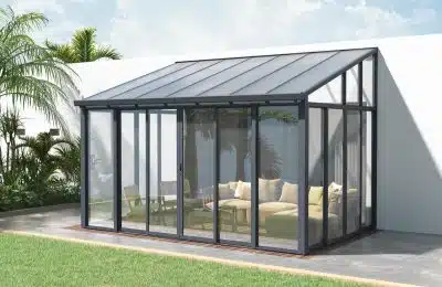 פרגולה אלומיניום סגורה דגם MANDY מבית Garden Top